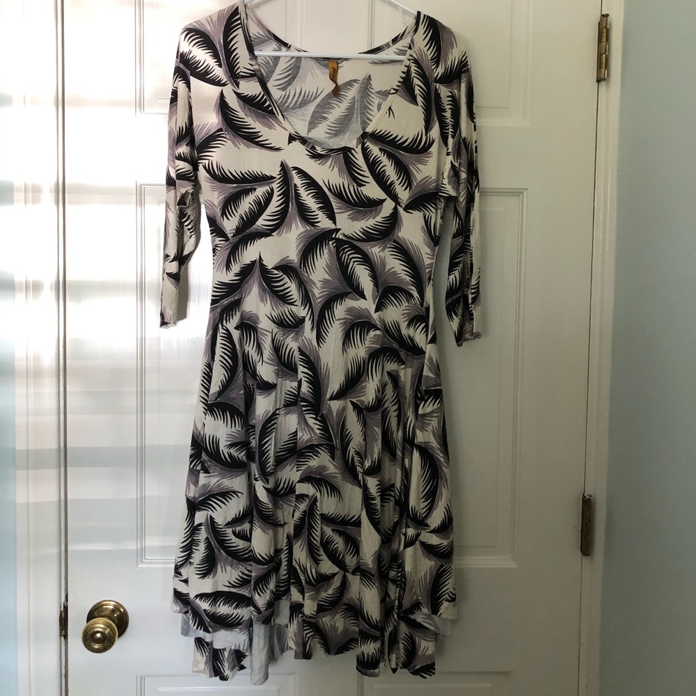 Rachel Pally long-sleeve midi skater-style dress